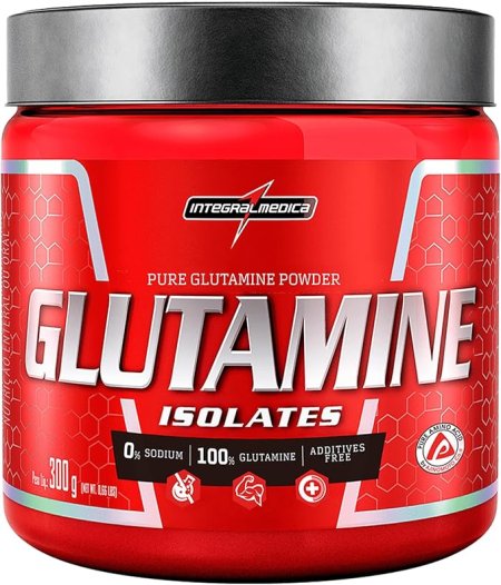 Glutamina Natural Isolada em Pó – Suplemento Sem Sabor – 300g Integralmedica