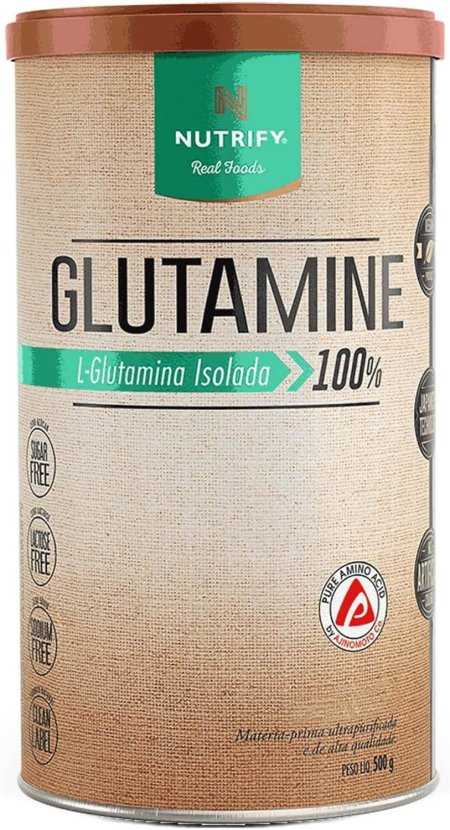 Nutrify – Glutamina 100% isolada – 500g