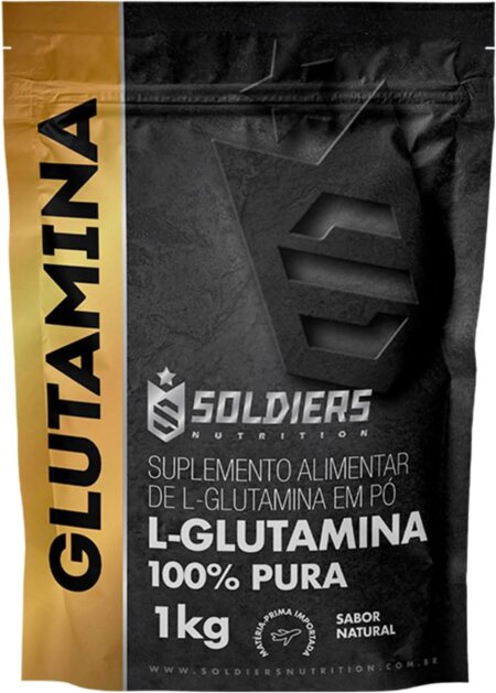 L-Glutamina 1kg – 100% Pura Importada – Soldiers Nutrition
